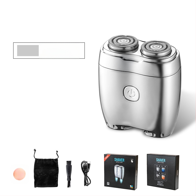 Elektrinis skustuvas su pasukama galvute, dvi peilių galvutės, plūduriuojanti galvutė, viso kūno plovimui, įmontuota 500–800 mAh baterija, 80 min veikimo