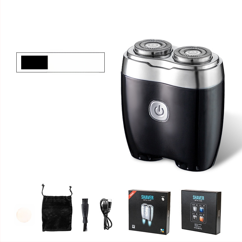 Elektrinis skustuvas su pasukama galvute, dvi peilių galvutės, plūduriuojanti galvutė, viso kūno plovimui, įmontuota 500–800 mAh baterija, 80 min veikimo