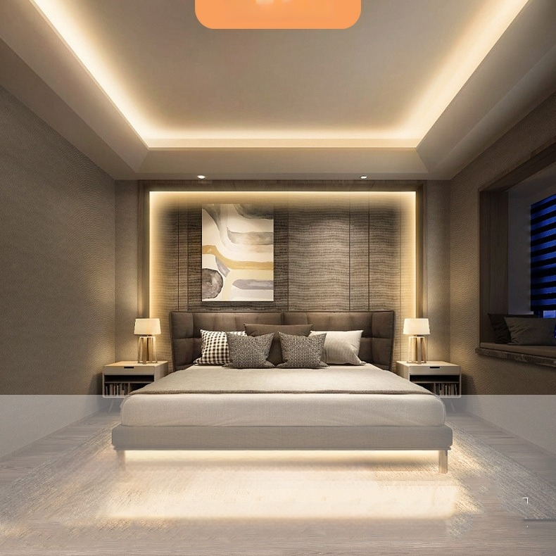 Lipni LED juostelė dekoratyviam apšvietimui – 5V USB maitinimas, 120 LED (2835 SMD), 120° spindulys, reguliuojamas ryškumas