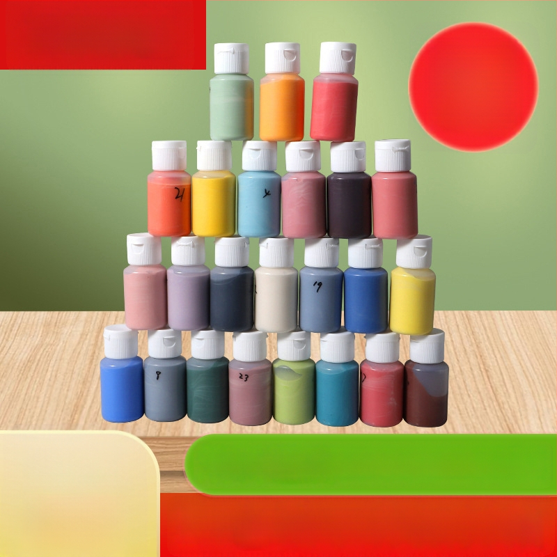 Podglazúrne keramické pigmenty, koncentrované, v fľaštičkách, objem 50, pre keramické glazovanie strednej teploty