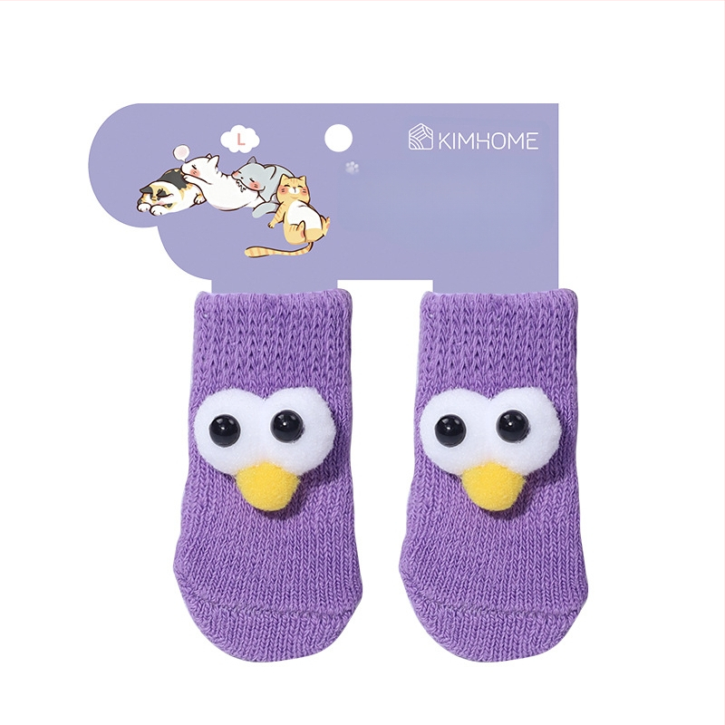 Šunų kojinės ir letenų apsaugos, neslystančios vidaus ir lauko naudojimui, megztas warp mezgimas, jacquard audinys, poliesteris