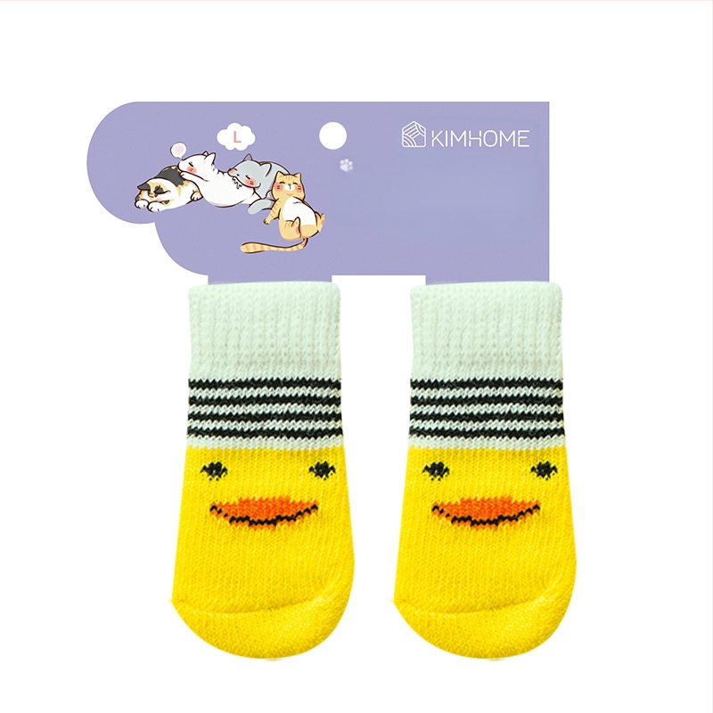 Šunų kojinės ir letenų apsaugos, neslystančios vidaus ir lauko naudojimui, megztas warp mezgimas, jacquard audinys, poliesteris