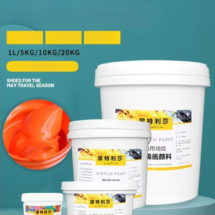 Akrilová farba Monte Lisa na stenové maľby, v krabici, vodeodolná, UV-odolná, svetlo-stála