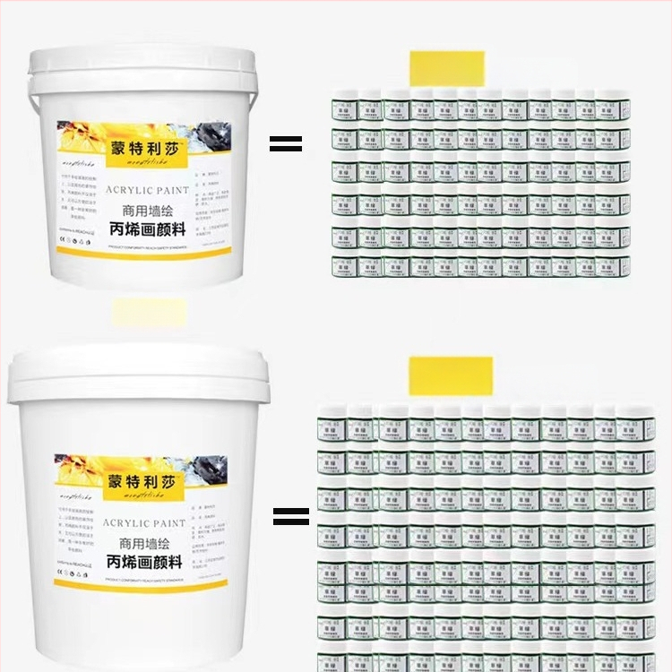 Akrilová farba Monte Lisa na stenové maľby, v krabici, vodeodolná, UV-odolná, svetlo-stála