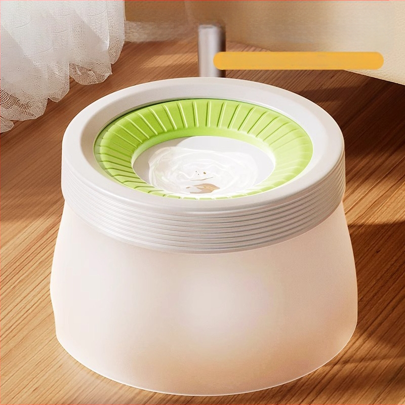 Plūduma suņa ūdens bļodiņa, plastmasa, ar anti-noplūdes atveri un mitrumu izturīgu dzirdināšanas ierīci, kakla aizsardzība