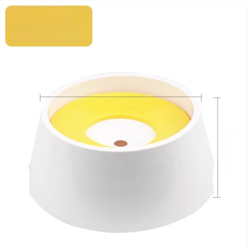 Plūduma suņa ūdens bļodiņa, plastmasa, ar anti-noplūdes atveri un mitrumu izturīgu dzirdināšanas ierīci, kakla aizsardzība