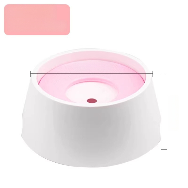 Plūduma suņa ūdens bļodiņa, plastmasa, ar anti-noplūdes atveri un mitrumu izturīgu dzirdināšanas ierīci, kakla aizsardzība