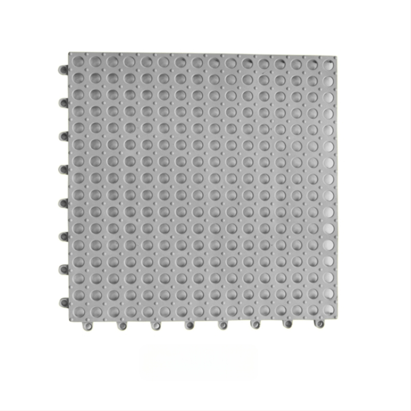 Atsparus slydimui kilimėlis voniai ir dušui - PVC, kvadratinis, vienos spalvos, skalbiamas