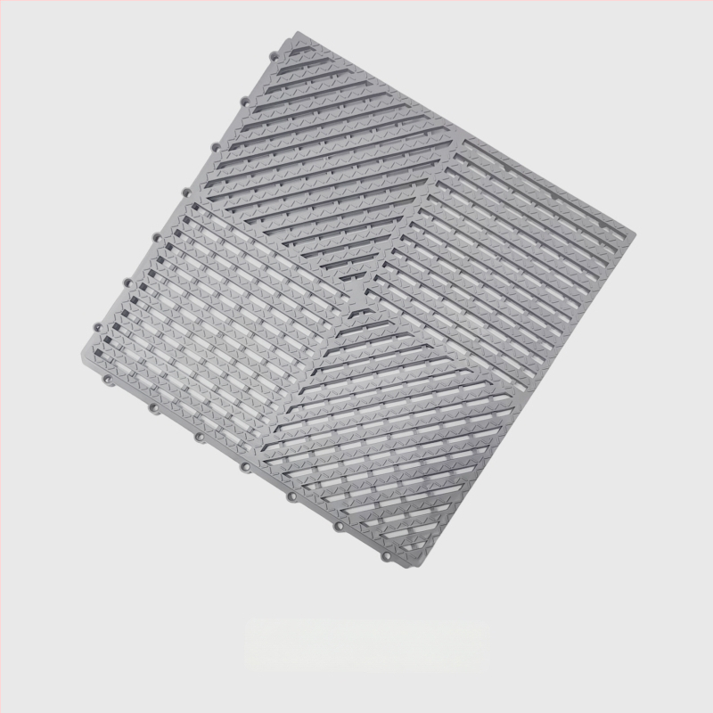 Atsparus slydimui kilimėlis voniai ir dušui - PVC, kvadratinis, vienos spalvos, skalbiamas