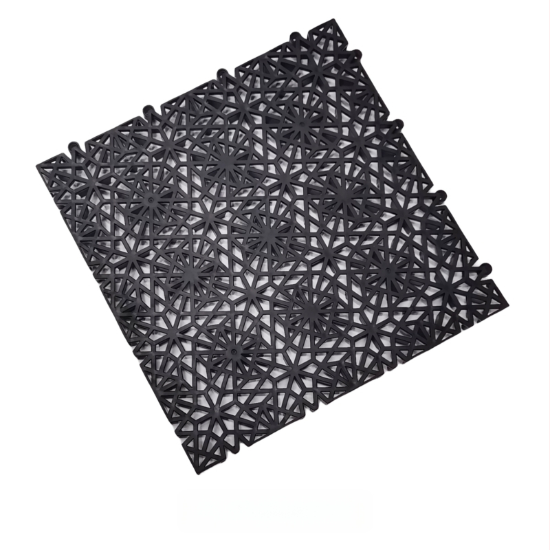 Atsparus slydimui kilimėlis voniai ir dušui - PVC, kvadratinis, vienos spalvos, skalbiamas