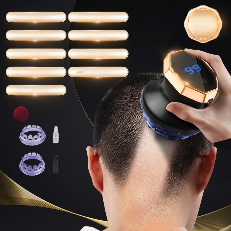 Elektrinis plaukų kirpimo aparatas su įmontuota baterija (brushed motor, nerūdijančio plieno peilis, įmontuota 1200–2000 mAh baterija, veikimo laikas 1–3 valandos, triukšmas 36–45 dB)