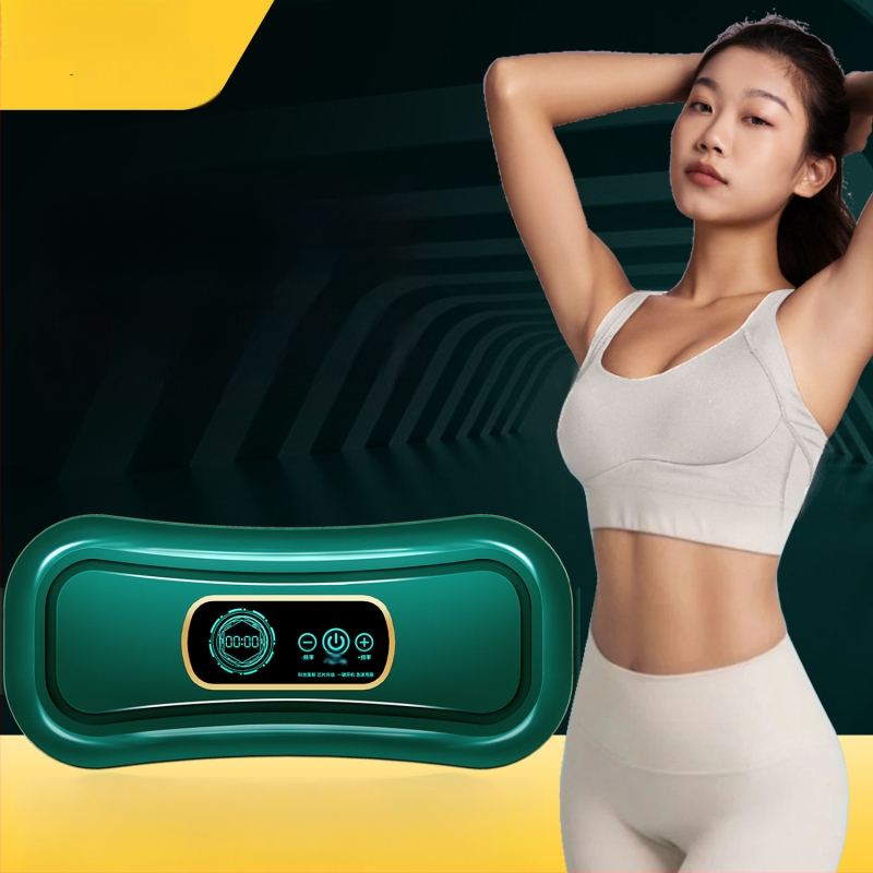 Pilvo masažuoklis su vibracija ir šiltojo kompresijos funkcija, USB maitinimas, mechaninis valdymas, 2-oji pavara, iki 4 masažo galvučių