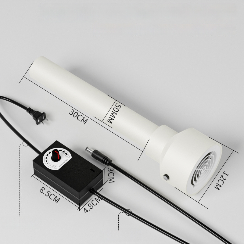 Išmetimo oro keitimo ventiliatorius miegamajam, 12V, 1000W, 50Hz, horizontalis montavimas, išmanusis valdymas