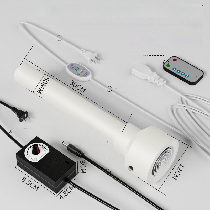 Išmetimo oro keitimo ventiliatorius miegamajam, 12V, 1000W, 50Hz, horizontalis montavimas, išmanusis valdymas