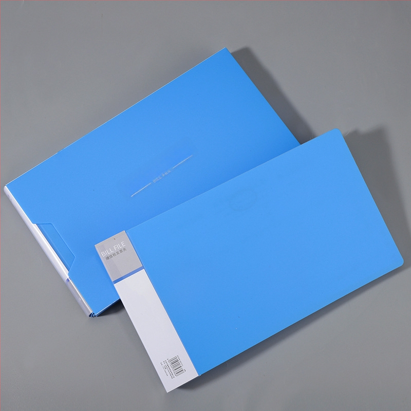 Haiboxin PVM sąskaitų byla, plastikinė, su vienu tvirtu klipu, modelis 5617/5619, skirta sąskaitoms ir kvitams