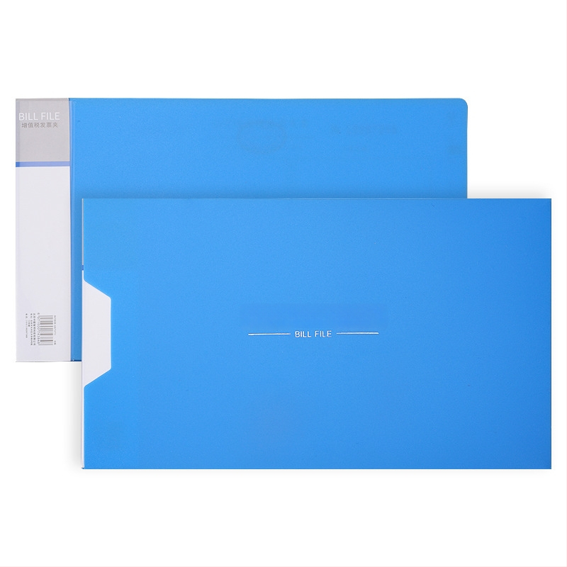 Haiboxin PVM sąskaitų byla, plastikinė, su vienu tvirtu klipu, modelis 5617/5619, skirta sąskaitoms ir kvitams