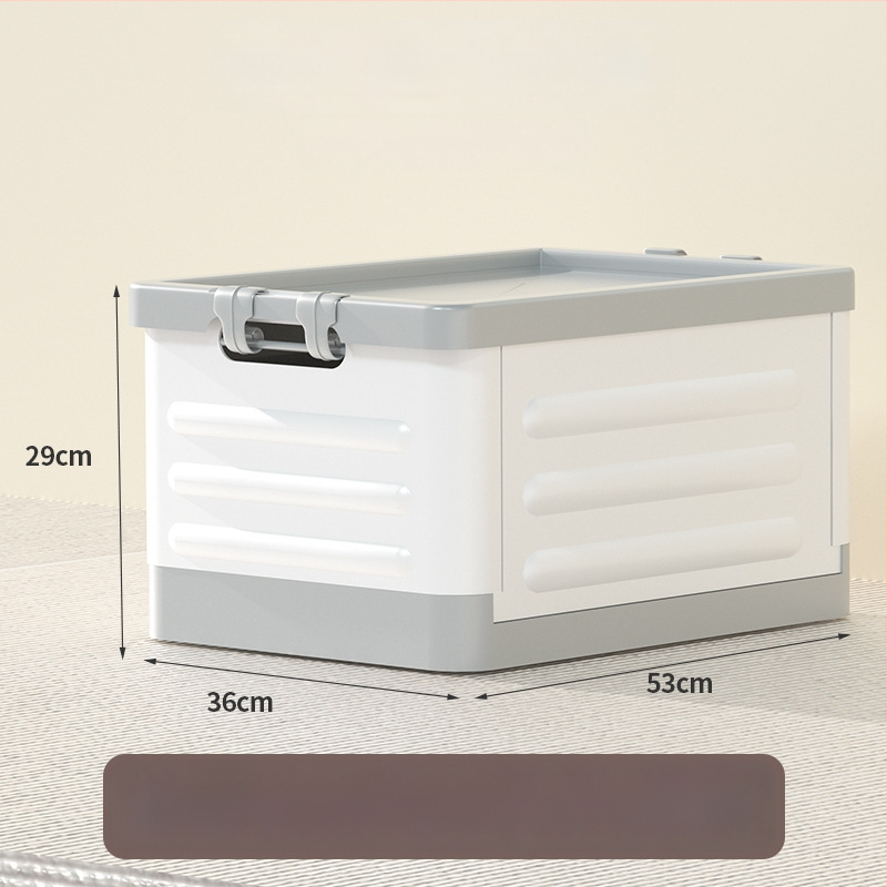 Sulankstoma gyvenamojo kambario saugojimo dėžė su ratukais, 18L talpa, nešiojamas plastikinis organizatorius drabužiams, žaislams ir kosmetikai