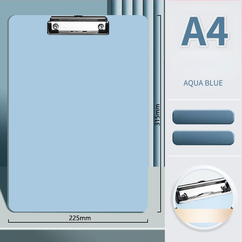 Deli 72641 plastinis klipsas plokštei su galingu spaudimu ir plokštės spaudu, logotipas