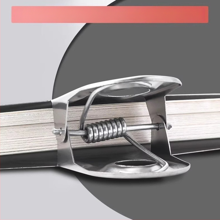 Zīmējumu dēļa klips ar garu asti, dzelzs klips zīmēšanai