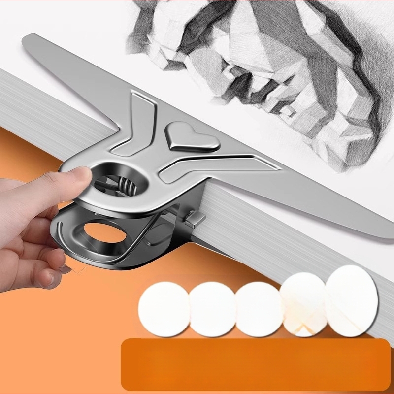 Zīmējumu dēļa klips ar garu asti, dzelzs klips zīmēšanai