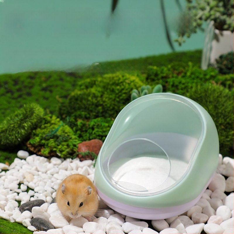 Hamsteru vannas un patvērums – ABS materiāls, daudzfunkcionāla ligzda maziem mājdzīvniekiem