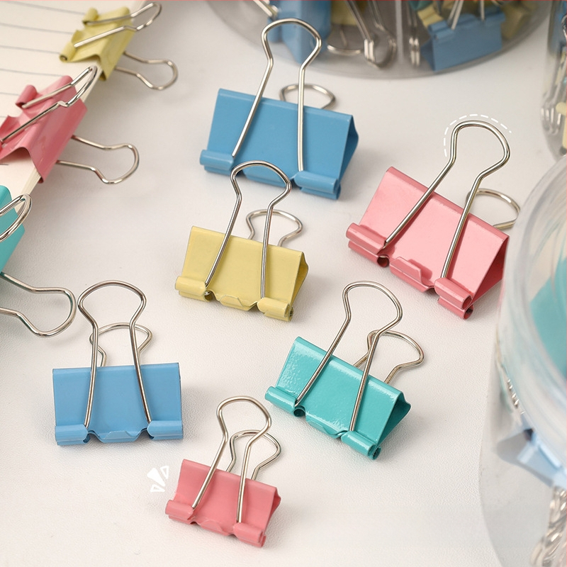 Metāla Long-tail Clip biroja organizatoram, 3 vienā, modelis a1262, Zhongchang