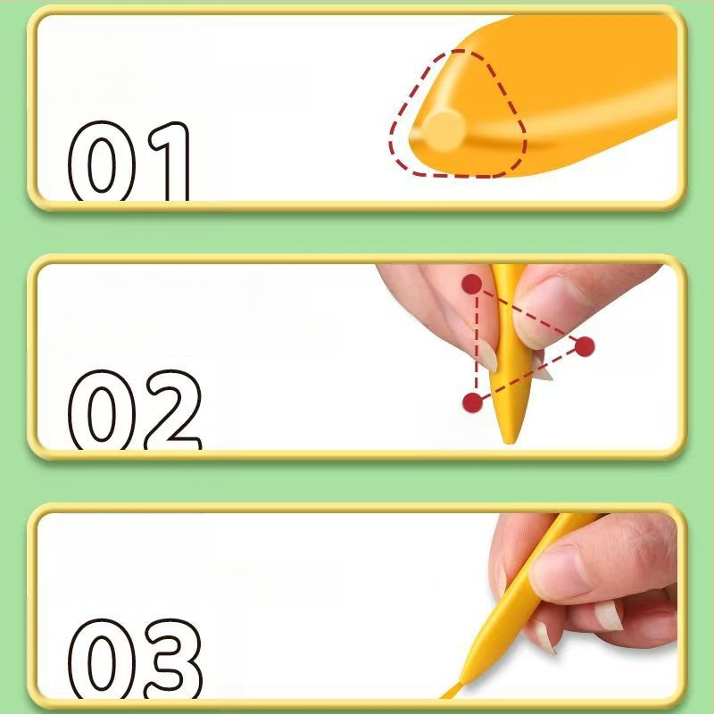 Chuangpinge plastmasas trīsstūrveida krāsu zīmēšanas komplekts, plastmasas korpuss, 5 g pa gabalu