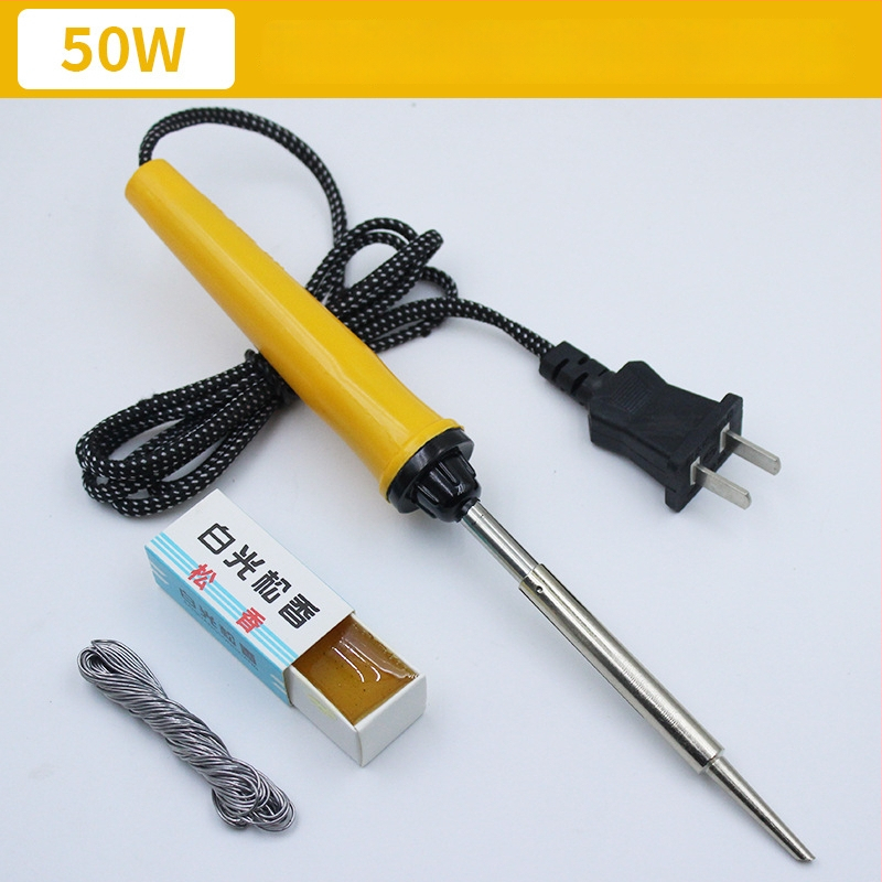 500 serijos vidinis šildomas litavimo įrankis su horseshoe ir flat antgaliais, 35W/50W, 220V