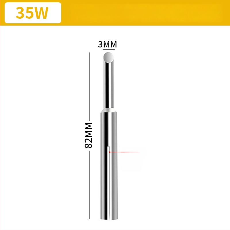 500 serijos vidinis šildomas litavimo įrankis su horseshoe ir flat antgaliais, 35W/50W, 220V
