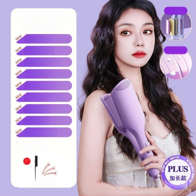 36 mm didelio bangavimo prancūziška garbintuvas plaukams su keramine danga, 220 V, 70 W, 10 lygių temperatūros reguliavimas