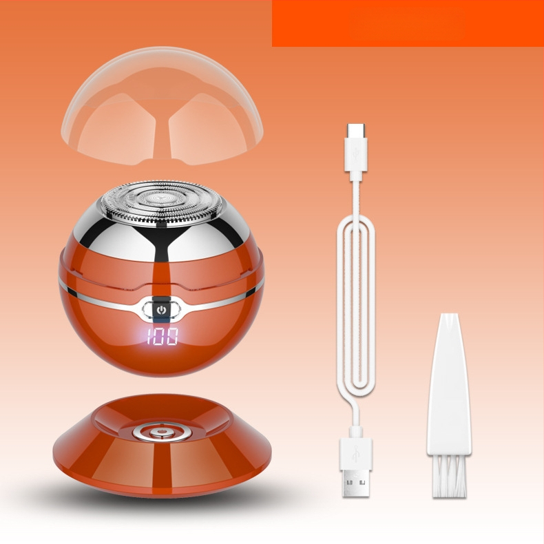 Elektrinis skustuvas su pasukama galva, 1 peilis, LED ekranas, baterijos veikimo laikas daugiau nei 60 minučių, įkraunamas/dvigubo maitinimo šaltiniai, nerūdijančio plieno peiliai