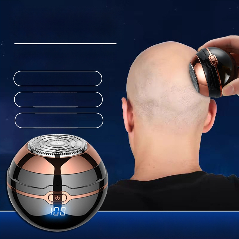 Elektrinis skustuvas su pasukama galva, 1 peilis, LED ekranas, baterijos veikimo laikas daugiau nei 60 minučių, įkraunamas/dvigubo maitinimo šaltiniai, nerūdijančio plieno peiliai