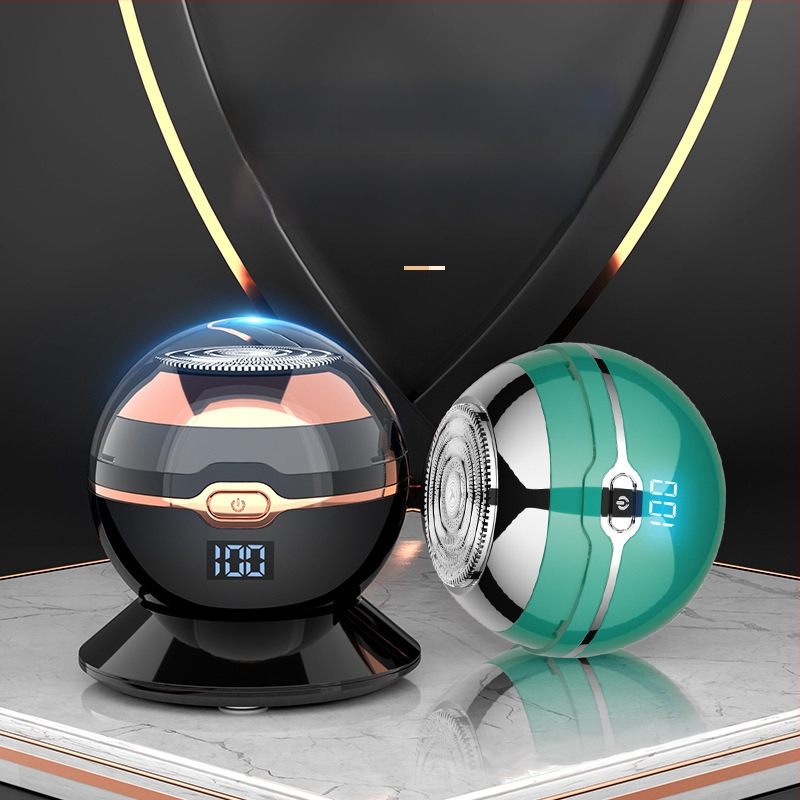 Elektrinis skustuvas su pasukama galva, 1 peilis, LED ekranas, baterijos veikimo laikas daugiau nei 60 minučių, įkraunamas/dvigubo maitinimo šaltiniai, nerūdijančio plieno peiliai