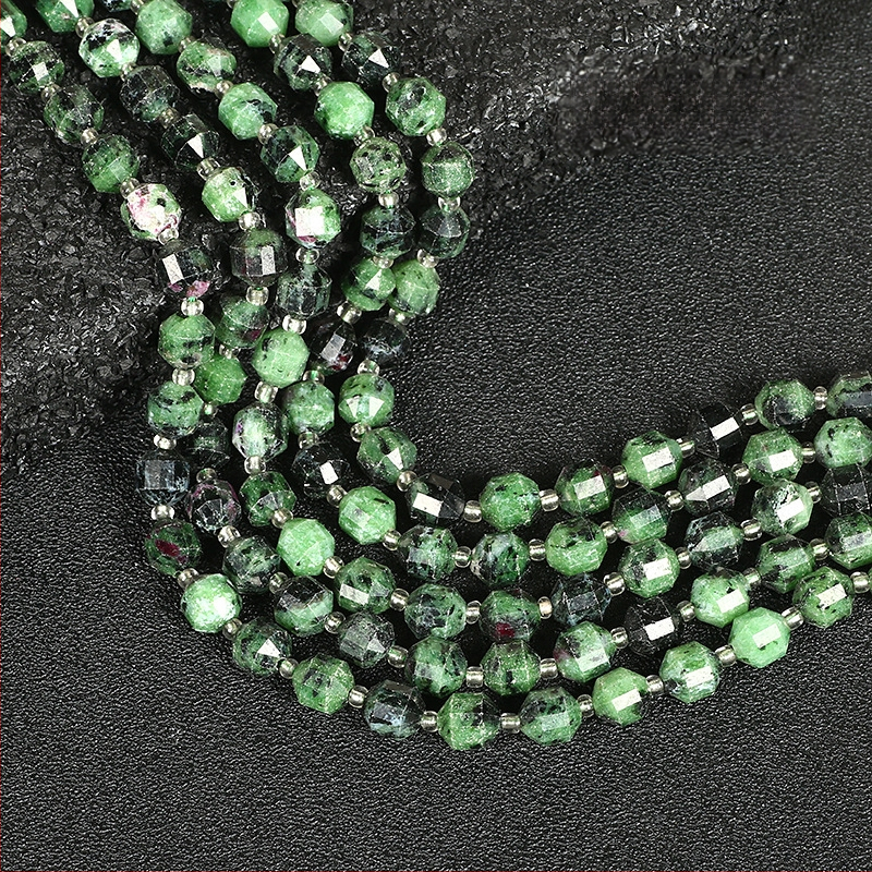 Brīvas pērlītes no dabīgā akmens, pulētas apaļas pērlītes, zīmols Also butterfly