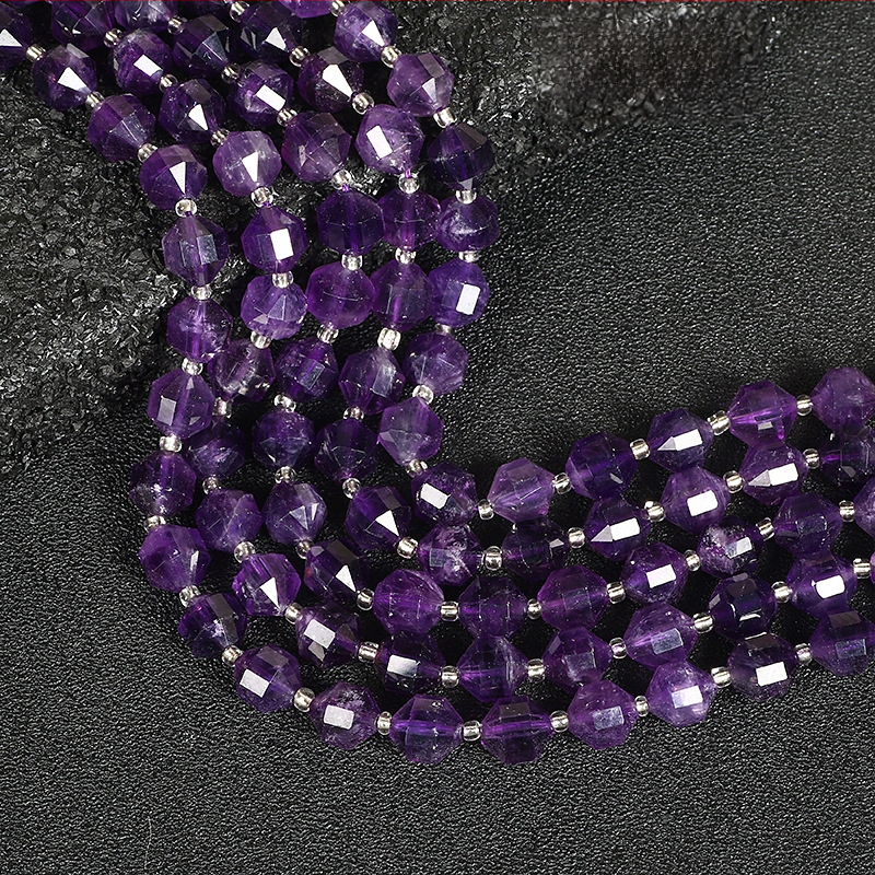 Brīvas pērlītes no dabīgā akmens, pulētas apaļas pērlītes, zīmols Also butterfly