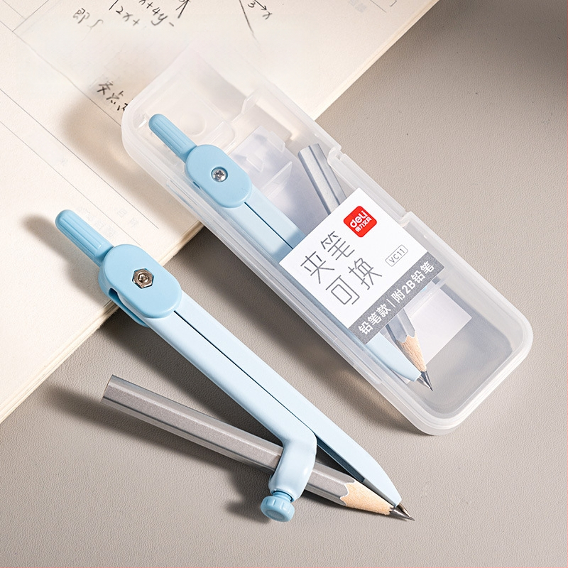 Deli VC11 Metallist kompass joonistamiseks, pakk 1/12/192