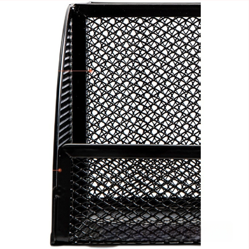 Deli 8903 Kvadrātmetāla pildspalvu turētājs, daudzfunkcionāls galda organizētājs