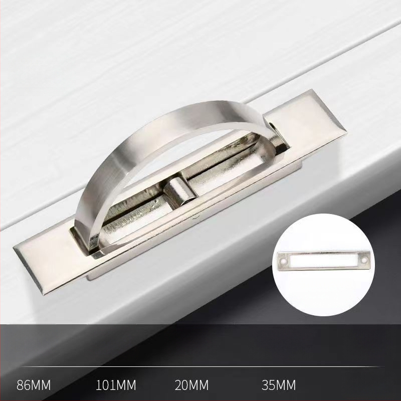 Tatami lovos rankena – cinko lydinys, elektroplakavimas, modelis 505, modernus minimalistinis stilius