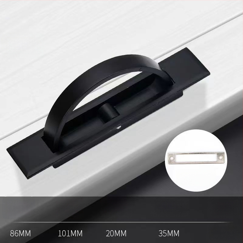 Tatami lovos rankena – cinko lydinys, elektroplakavimas, modelis 505, modernus minimalistinis stilius