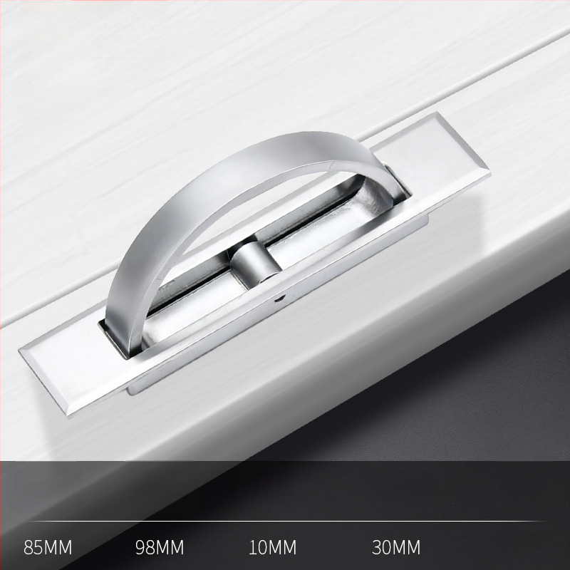Tatami lovos rankena – cinko lydinys, elektroplakavimas, modelis 505, modernus minimalistinis stilius