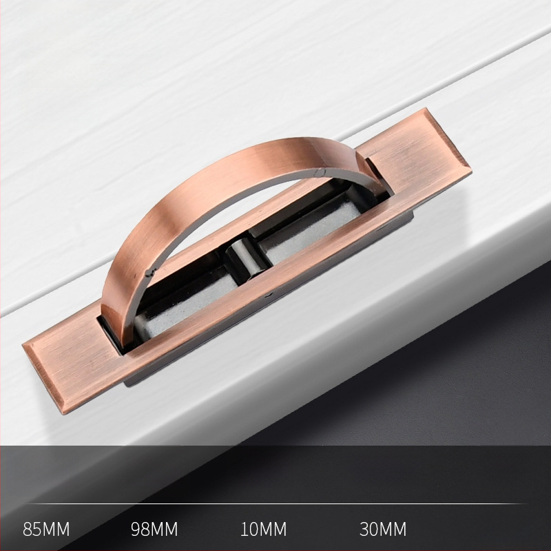 Tatami lovos rankena – cinko lydinys, elektroplakavimas, modelis 505, modernus minimalistinis stilius