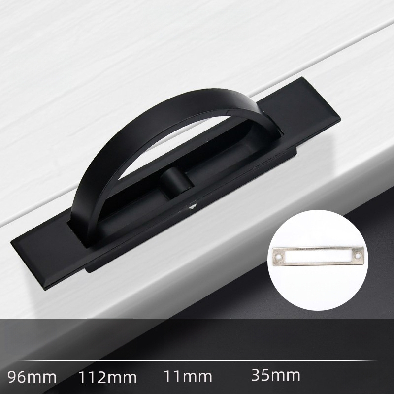 Tatami lovos rankena – cinko lydinys, elektroplakavimas, modelis 505, modernus minimalistinis stilius