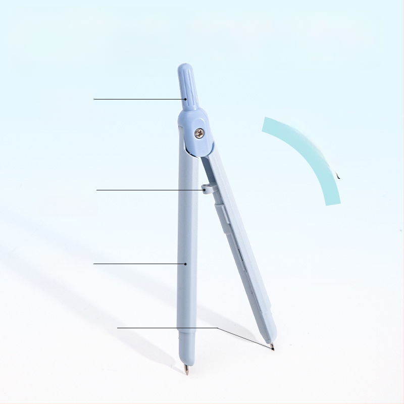 Deli VC28 metallist joonistuskompass geomeetria jaoks