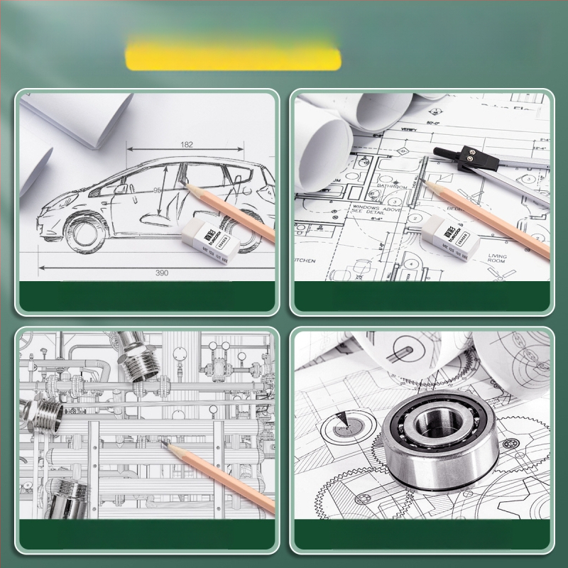 23-osaline metallist mehhaanilise joonestamise komplekt tsiviilehituse ja arhitektuuri joonestuseks