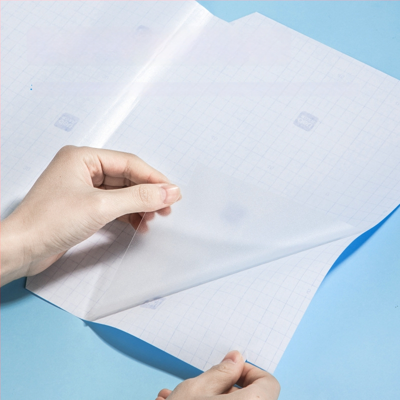 Deli 70593 20 vnt plėvelių knygoms, skirtos 3–6 klasei, atsparus vandeniui, matinė tekstūra, apsauginis dėklas knygai