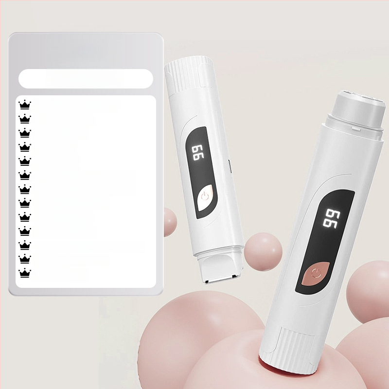 TMQ-623 Elektrinis skutimosi peiliukas ir plaukų šalinimo priemonė su deimantinę ašmenį, USB įkrovimas, drėgnas ir sausas naudojimas, visam kūnui