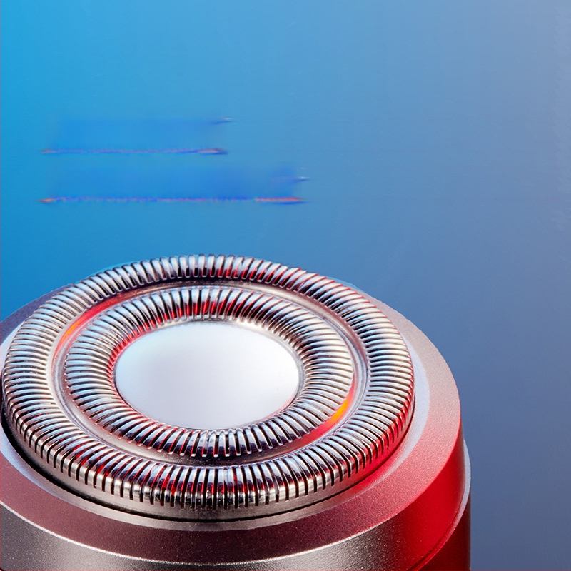 KS-Mini8 elektrinis skustuvas, pasukama galvutė, atsparus vandeniui, 2 valandų baterijos veikimas, kompaktiškas kelioninis skustuvas