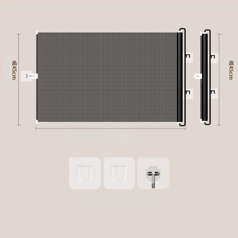 Jun Chang PVC Ištraukiama gyvūnų siena L3939 — barjeras katės pabėgimui, įėjimo/išėjimo vartai, katės durys