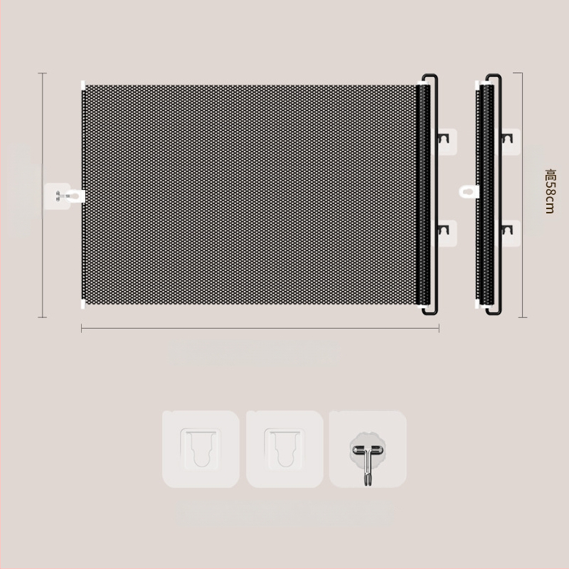 Jun Chang PVC Ištraukiama gyvūnų siena L3939 — barjeras katės pabėgimui, įėjimo/išėjimo vartai, katės durys