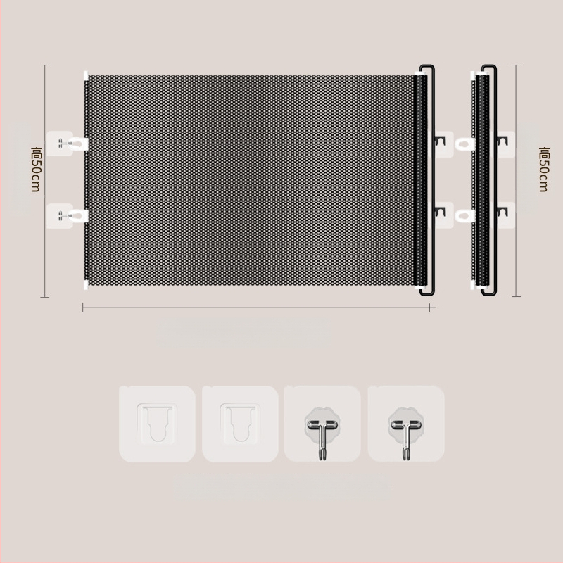 Jun Chang PVC Ištraukiama gyvūnų siena L3939 — barjeras katės pabėgimui, įėjimo/išėjimo vartai, katės durys